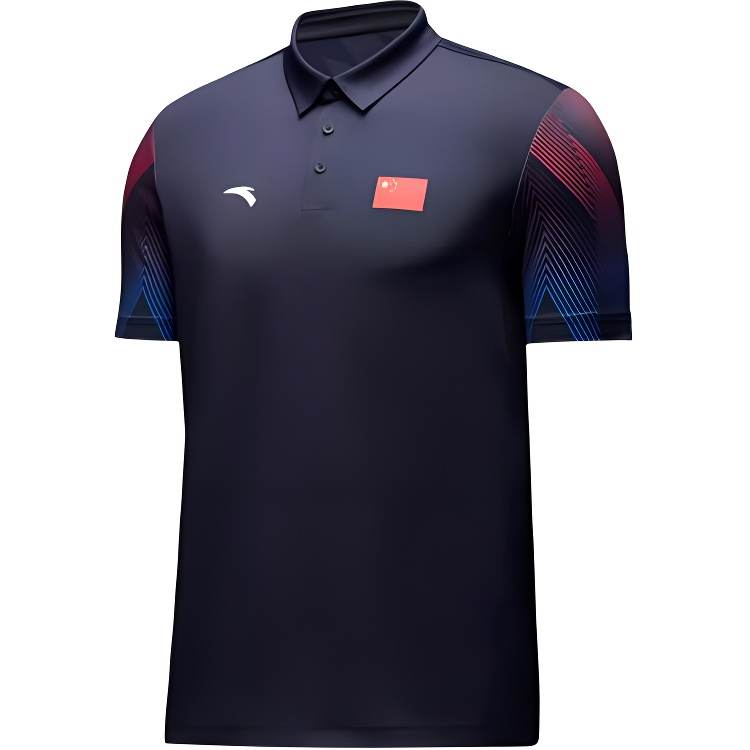 Anta Variety Training Collection Polo Shirt Unisex Legend Blue