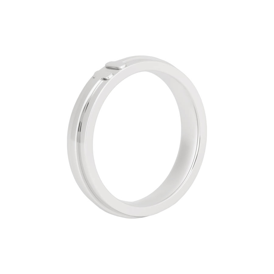 TIFFANY & CO. Tiffany & CO. 18k white gold motif ring