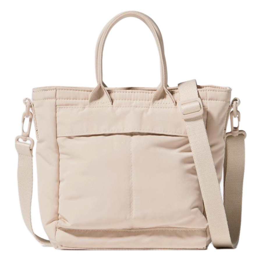 UNIQLO Polyester Shoulder Bag, Crossbody Bag, Handbag Mini Women's Natural