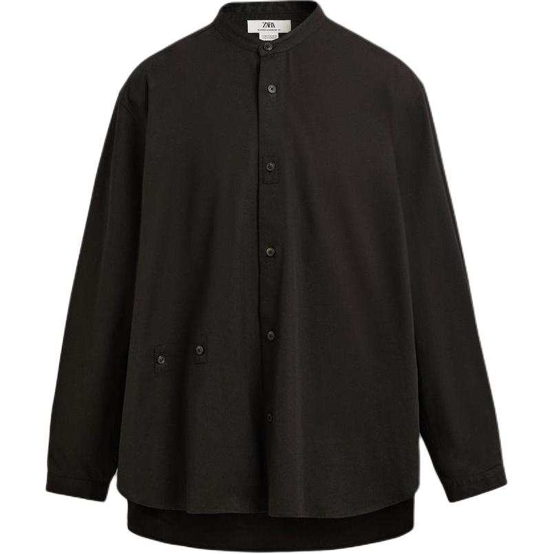 ZARA Shirts Men's Dark Brown Moderate