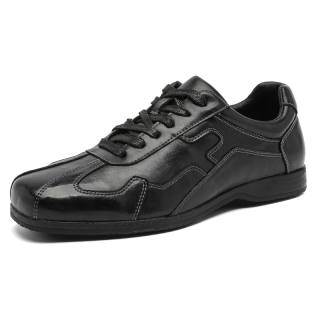 SOBB Microfiber Leather Low top Casual Shoes Unisex Black