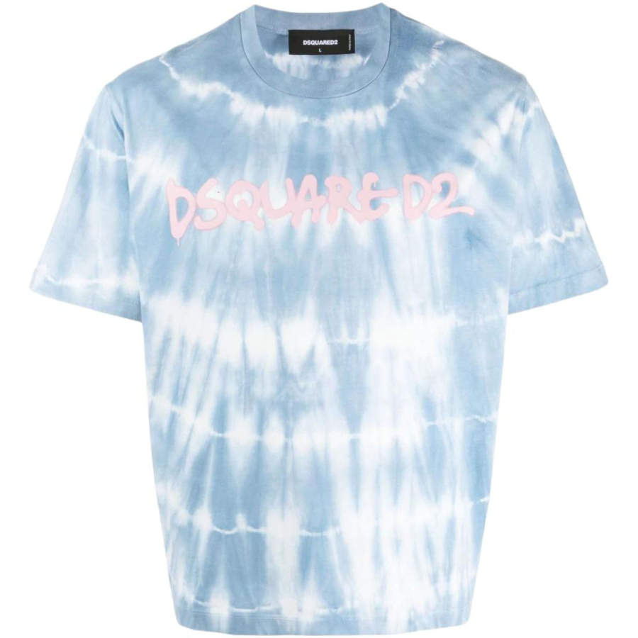 DSQUARED 2 Dsquared2 Tie Dye Crewneck T Shirt