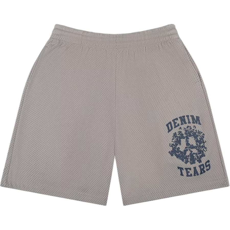 Denim Tears Sweet Corner Casual Shorts Unisex Gray