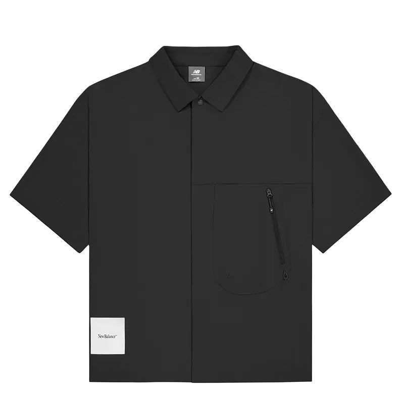 New Balance New Balance NB Grey SS25 Shirt Unisex Black