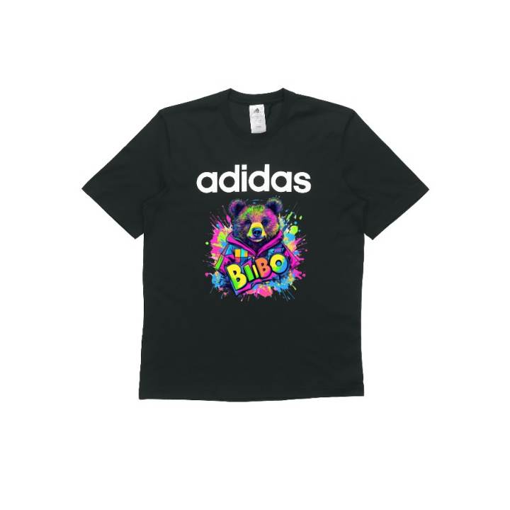 Adidas Adidas T Shirts Unisex Black Crew Neck Moderate