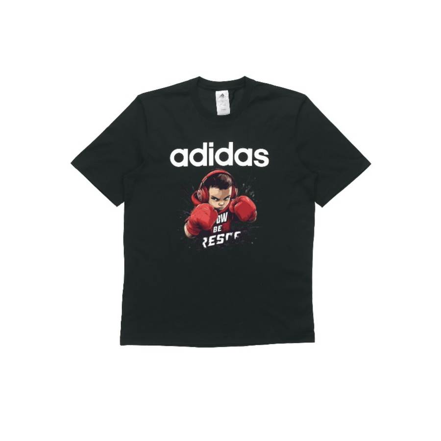 Adidas Adidas T Shirts Unisex Black Crew Neck Moderate