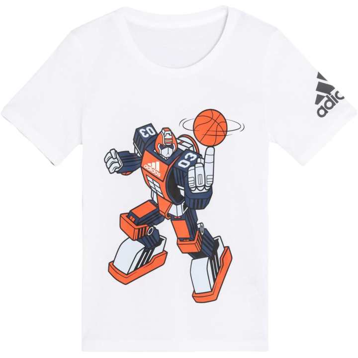 Adidas Adidas Kids T Shirts Crew Neck Moderate