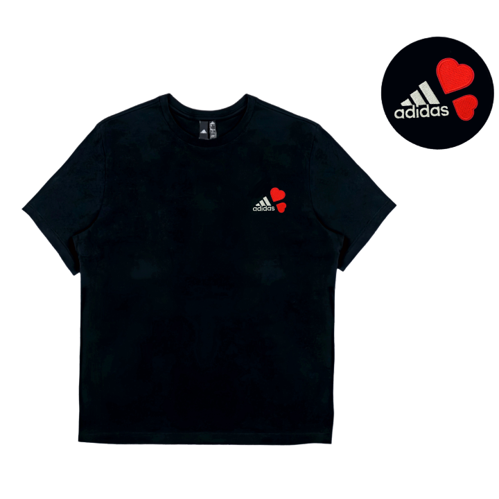 Adidas Adidas T Shirts Unisex Black Crew Neck Moderate Straight Fit