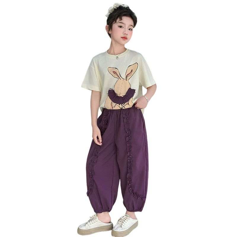 Lanza Casual Sportswear 2 Piece Set Purple Kids'