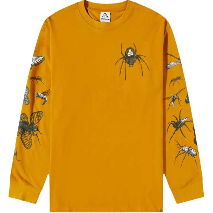 Nike Nike T Shirts Men's Orange Crew Neck