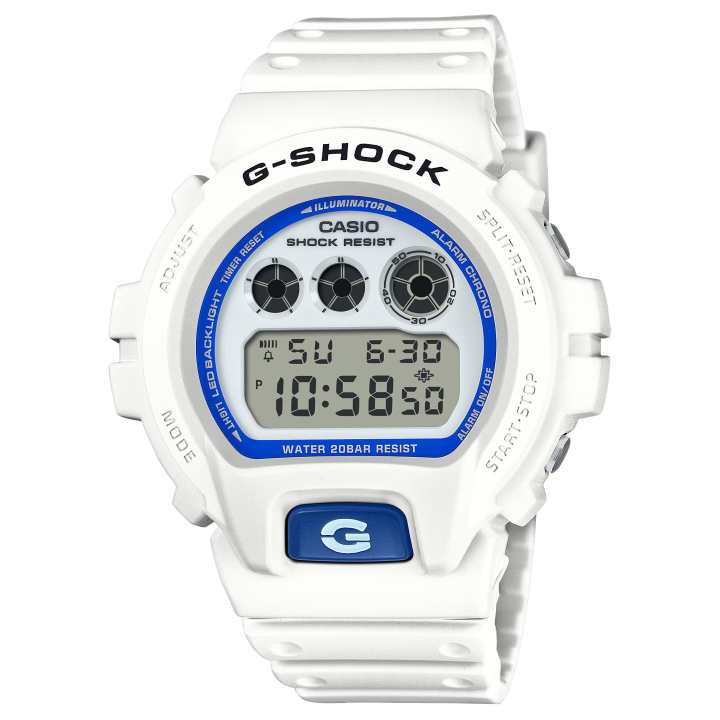 CASIO CASIO DIGITAL Quartz Movement Resin Strap Watch Men's Watches White Dial
