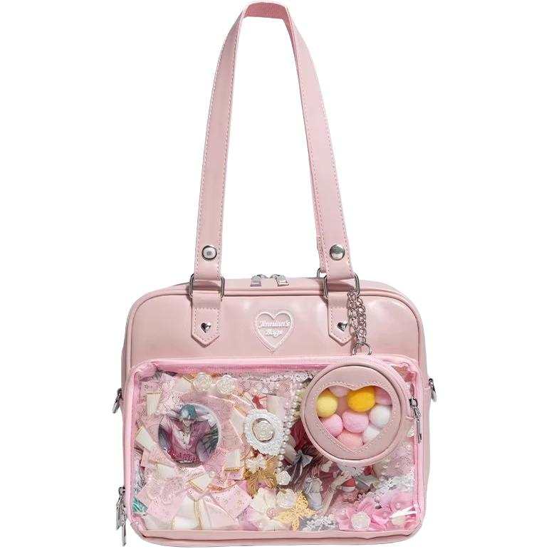 PAYOT Synthetic Leather Ita Bag Regular Women's Pink