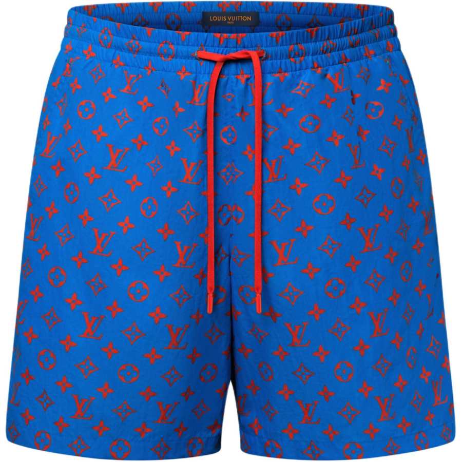 LOUIS VUITTON LOUIS VUITTON SS25 Beach Shorts Men's Blue