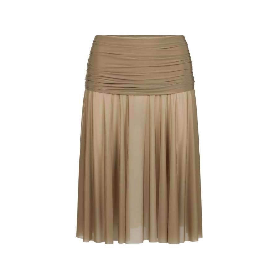 Skims SS25 MILKY SHEER MIDI SKIRT Casual Long Skirt Women's