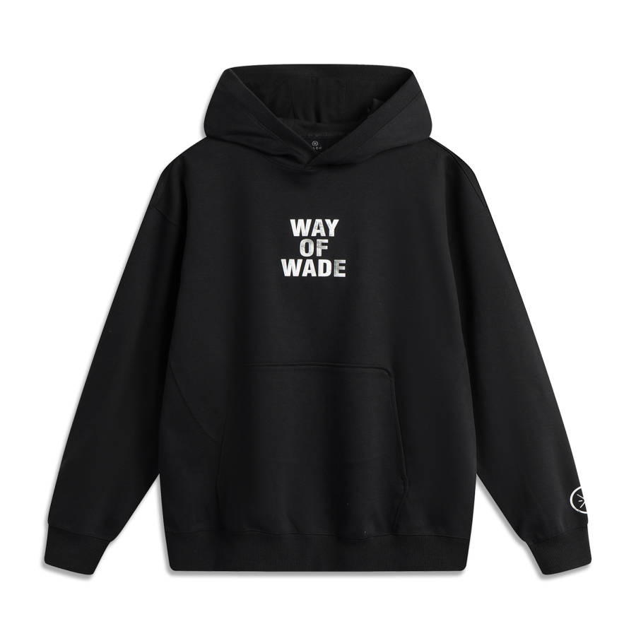 Li-Ning Li Ning Sweatshirts Men's Black Hooded Moderate Regular