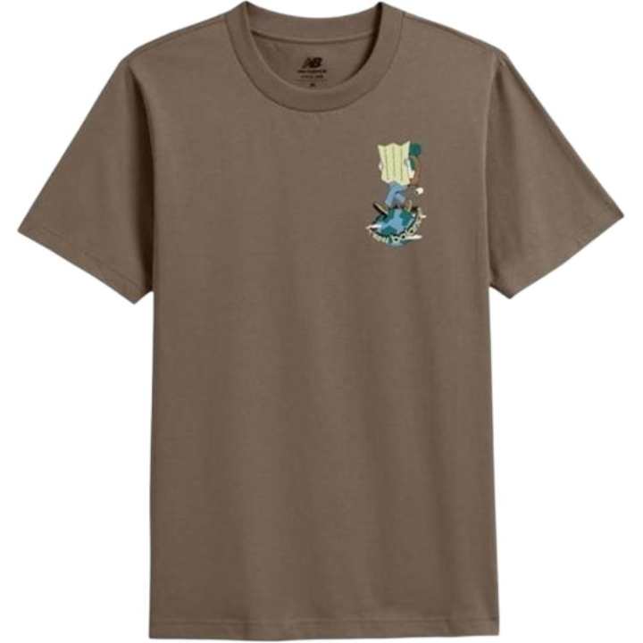 New Balance New Balance T Shirt Men's Brown