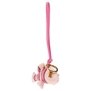 MCM Himmel Lauretos Artificial Leather Bag Charm Bag Accessory Women's Pink