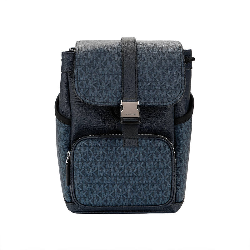 MICHAEL KORS COOPER Artificial Leather Shoulder Bag, Crossbody Bag Medium Men's Marine Blue