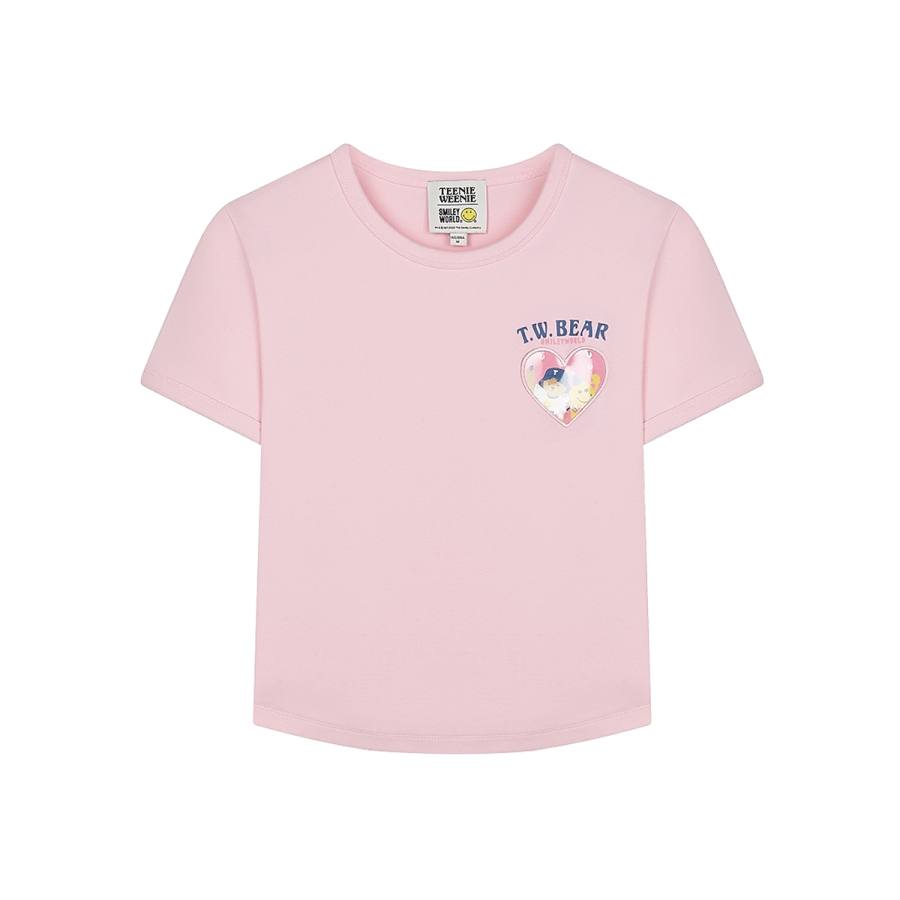 Teenie Weenie X SMILEY T Shirts Women's Crew Neck