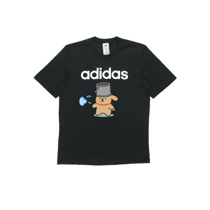 Adidas Adidas T Shirts Unisex Black Crew Neck Moderate