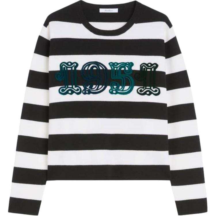 MaxMara Max Mara Viterbo Striped Crewneck Jumper