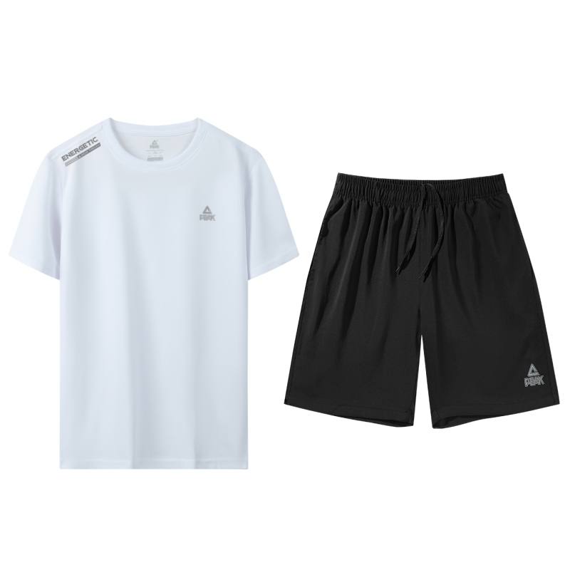 PEAK PEAK Running Clothing Sets Unisex White/Black