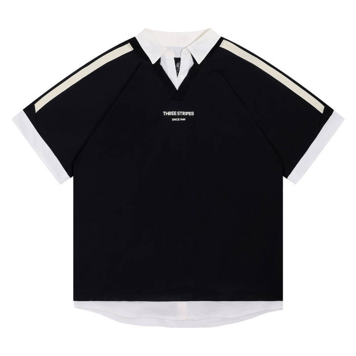 Adidas Adidas 3 Stripes T Shirt Unisex Black