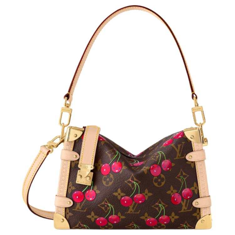 LOUIS VUITTON X Takashi Murakami Cherry Side Trunk Mm Brown Monogram
