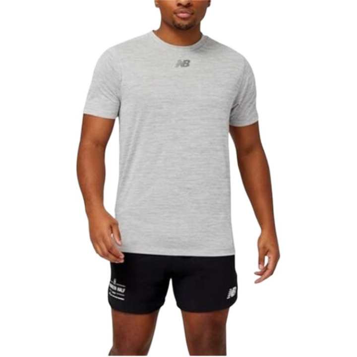 New Balance New Balance T Shirts Men's Gray Crew Neck