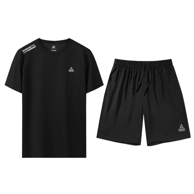 PEAK PEAK Running Clothing Sets Unisex Black