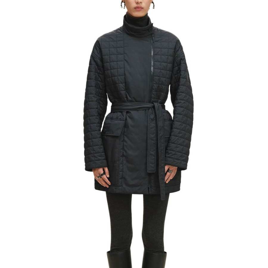 HERMES HERMES Jackets & Coats Women's Blue Black