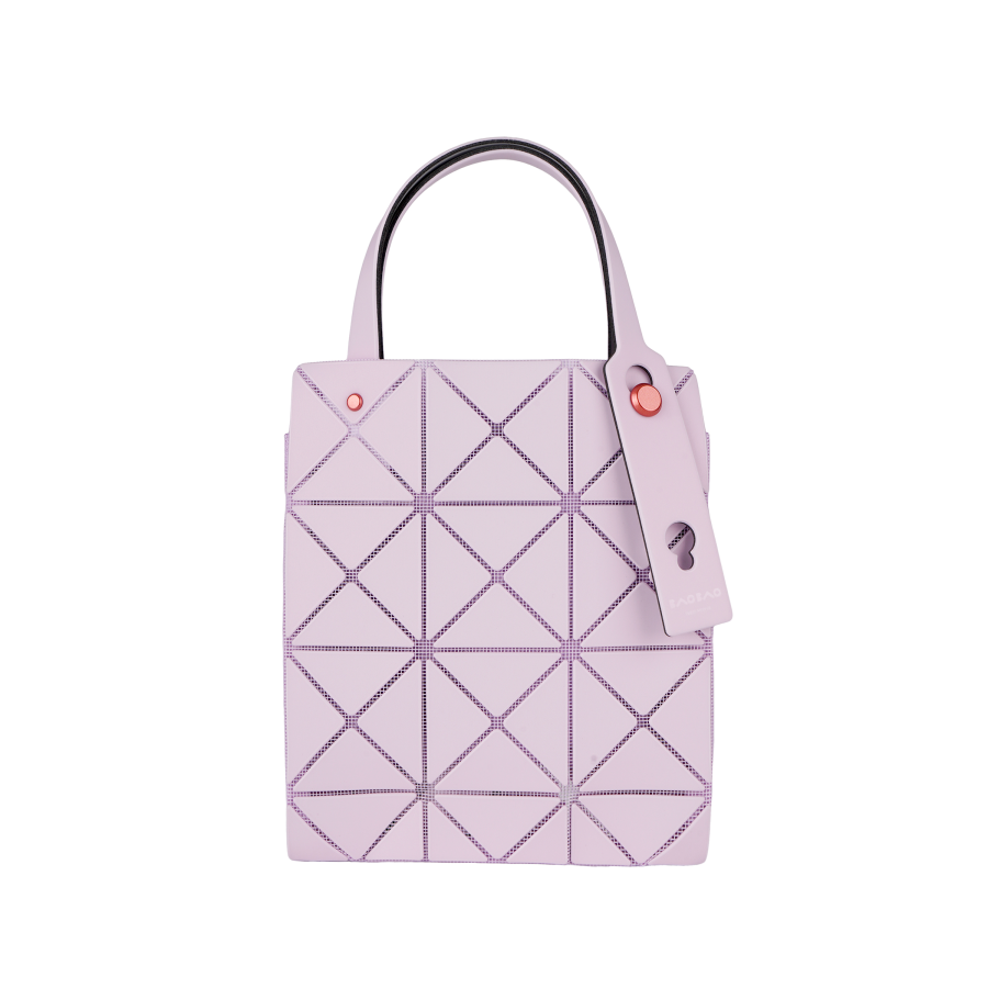 ISSEY MIYAKE CARAT Polyvinyl Chloride Handbag Mini Women's Light Pink