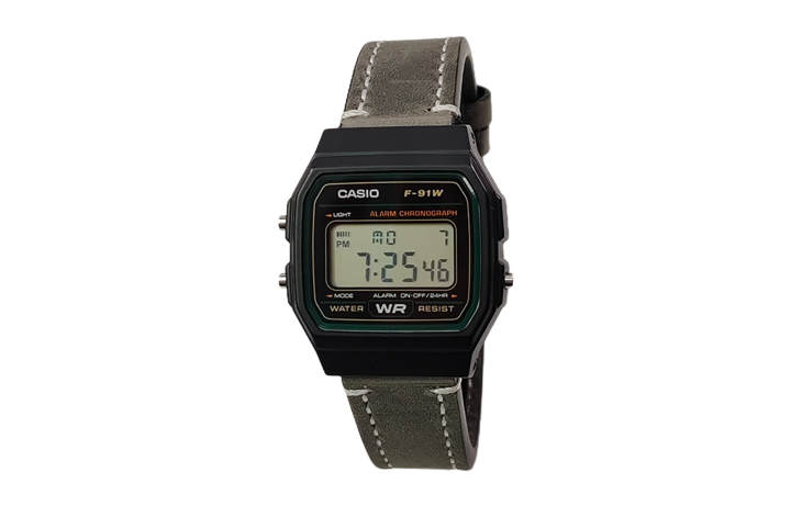 CASIO CASIO Custom Collection Quartz Movement Genuine Leather Strap Watch Men's Watches Black Dial