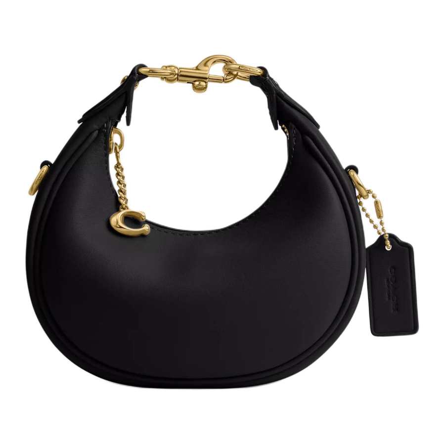 COACH JONIE Leather Shoulder Bag, Crossbody Bag, Handbag Mini Women's Black