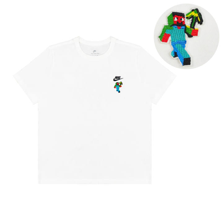Nike Nike T Shirts Unisex White Crew Neck Moderate Straight Fit