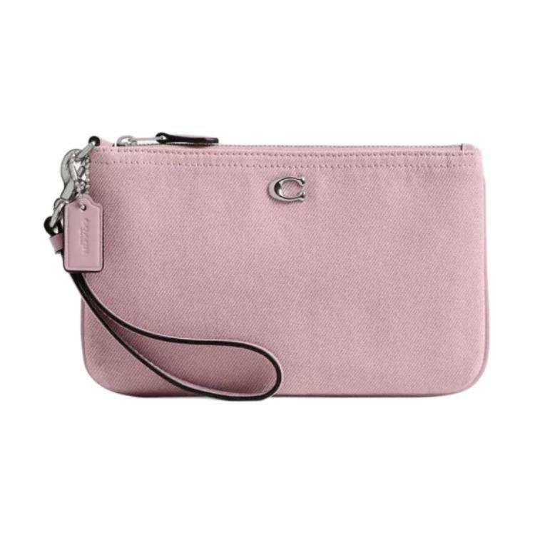 COACH COACH Essential Leather Wallet Small Women's Pink