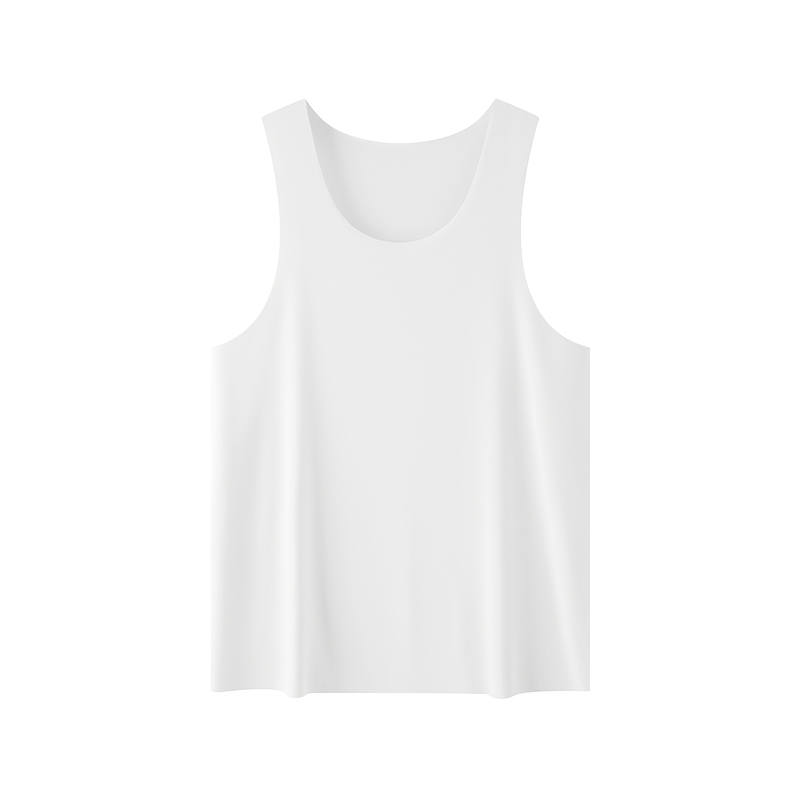 YOUKESHU Tank Tops Men's Crew Neck Moderate Straight Fit