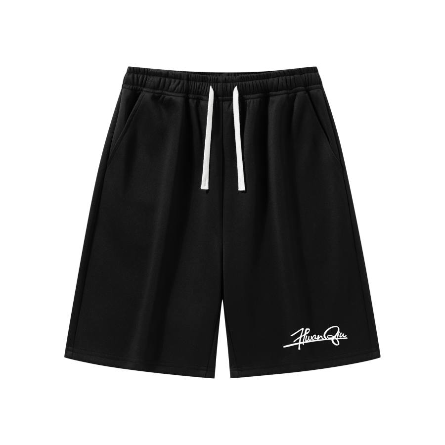 HUANQIU Casual Shorts Men's Moderate
