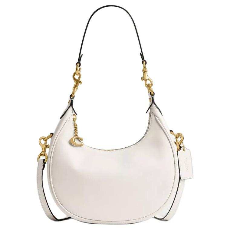 COACH COACH JONIE Leather Handbag Small Women's Chalk