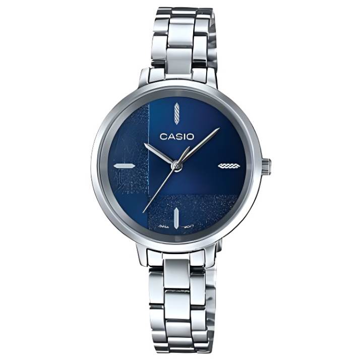 CASIO CASIO Quartz Movement Stainless Steel Strap Watch Women's Watch Blue Dial