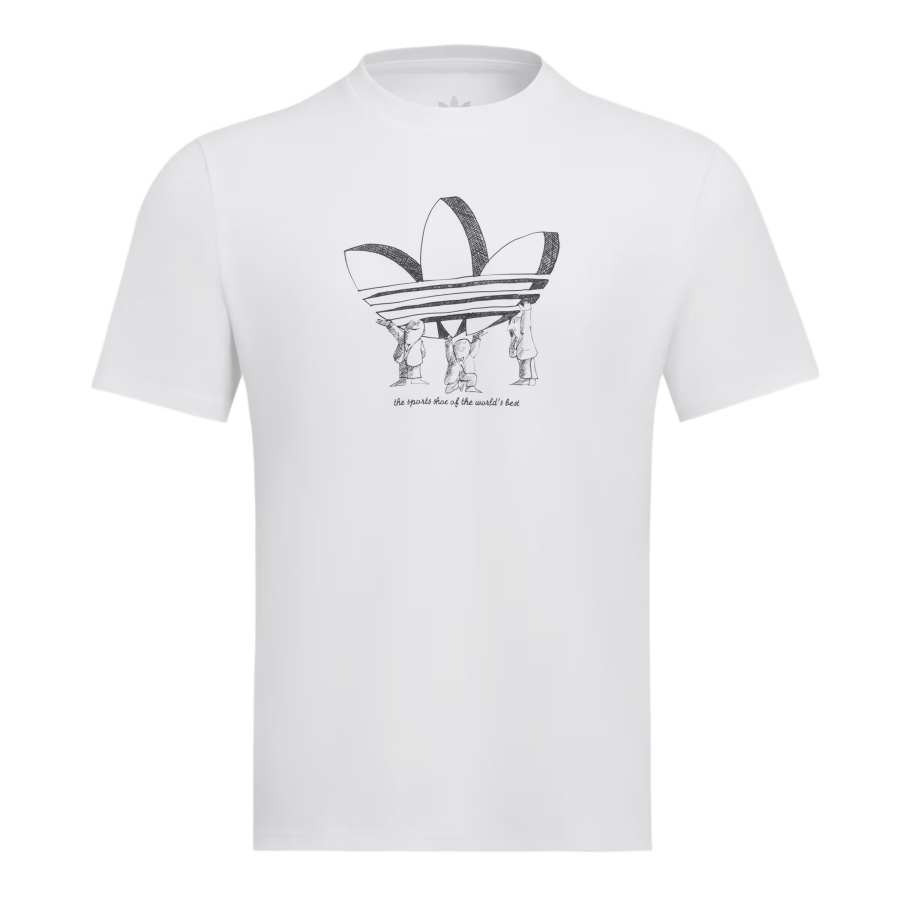 Adidas Originals Trefoil SS25 LIFT T SHIRT T Shirt Men's White