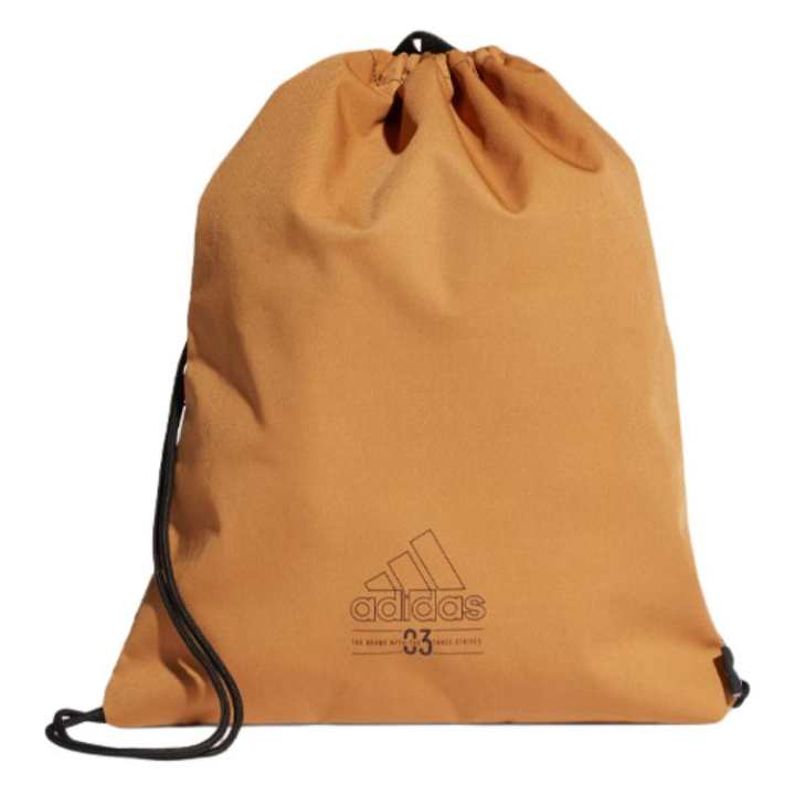 Adidas Adidas Cotton Drawstring Bag Backpack Unisex Wheat Brown