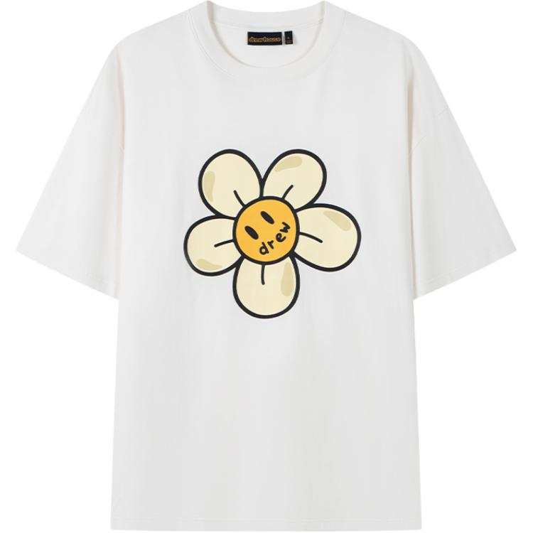 Drew house SS25 T Shirts Unisex Micro White Crew Neck