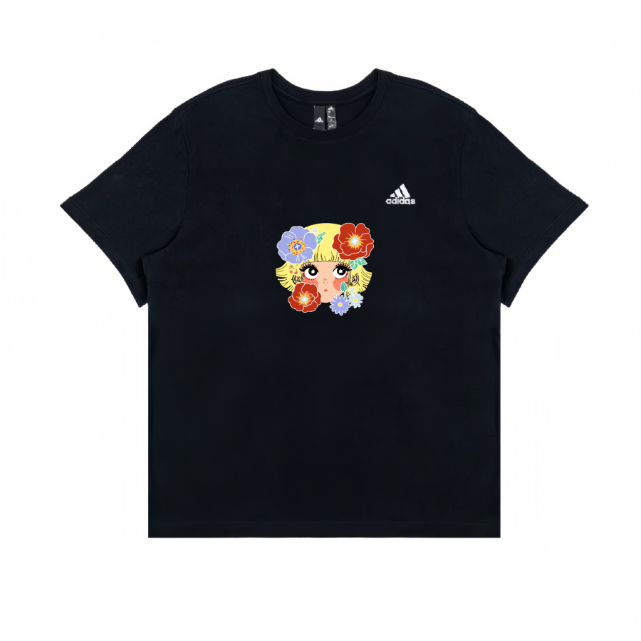 Adidas Adidas T Shirts Unisex Black Crew Neck Straight Fit