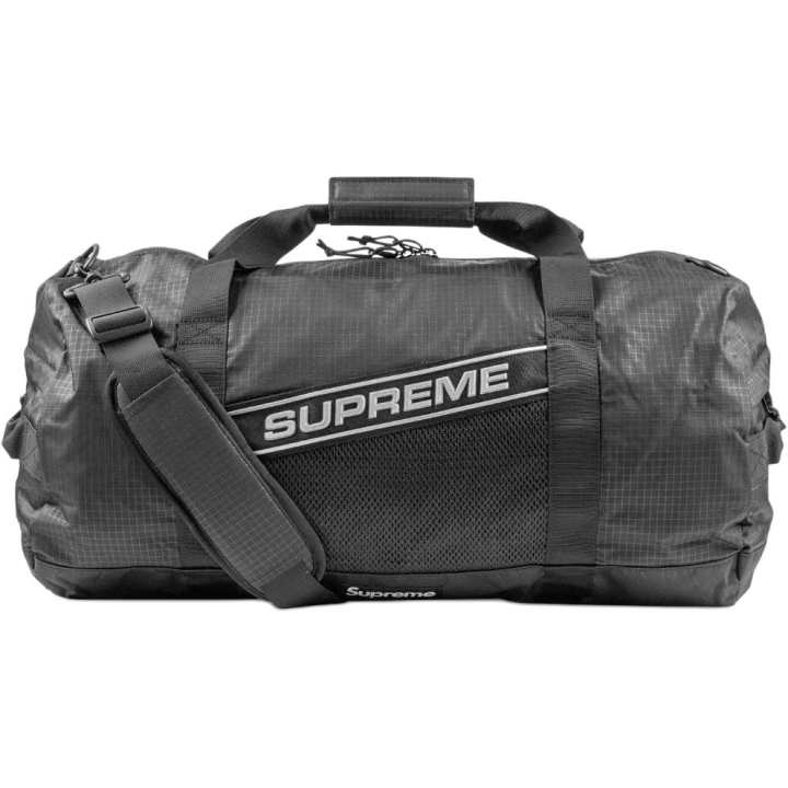 Supreme Supreme Nylon Travel Bag Men's Black & Gray