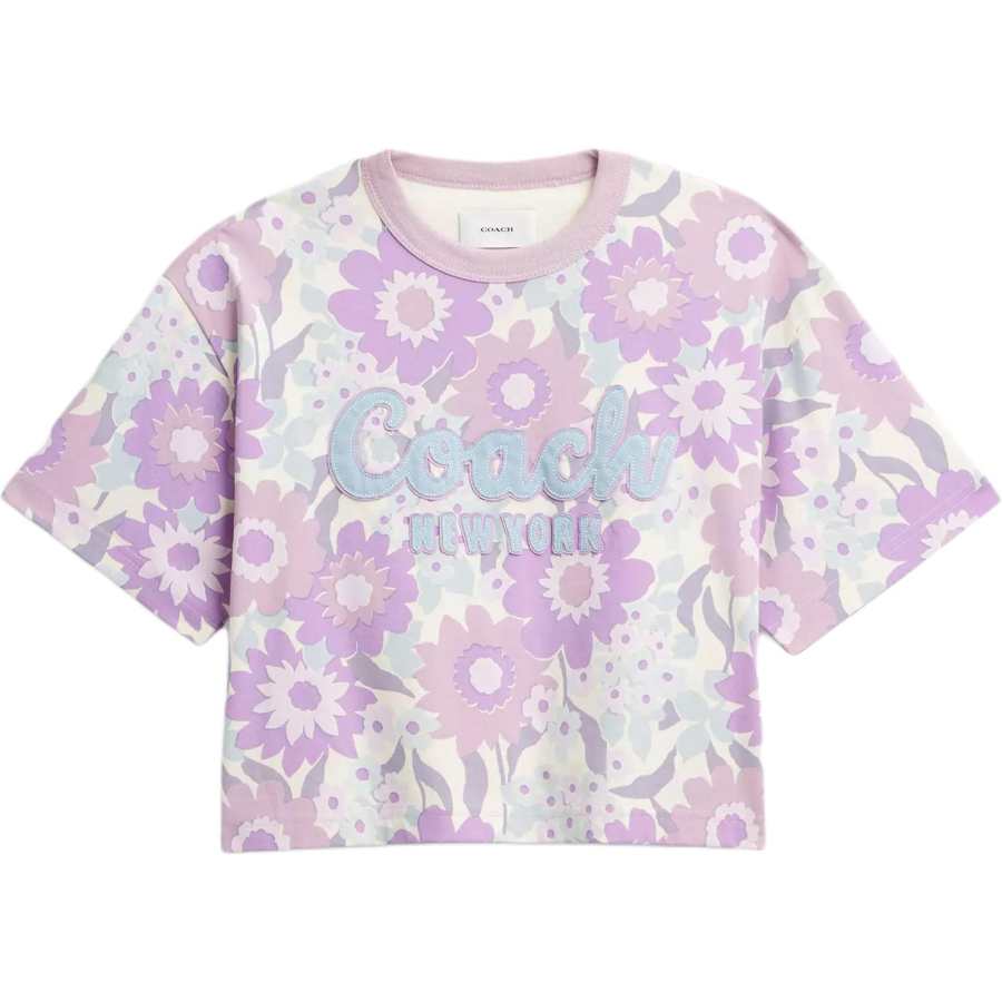 COACH SS25 Regular T Shirt Women's Purple