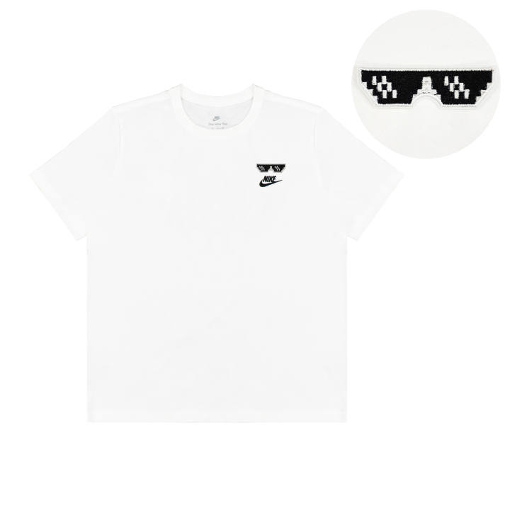 Nike Nike T Shirts Unisex White Crew Neck Moderate Straight Fit
