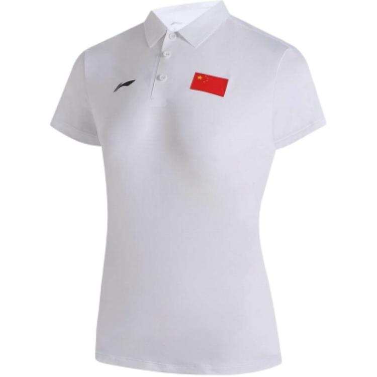 Li-Ning Li Ning Variety Training Collection Polo Shirt Women's Standard White