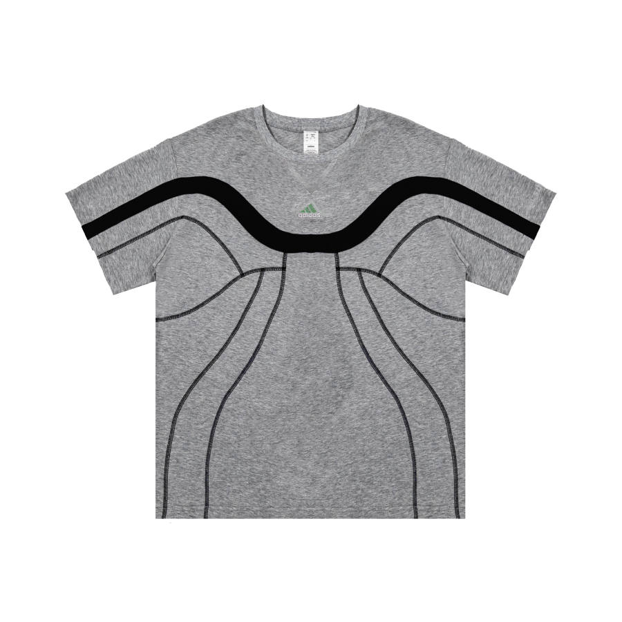 Adidas Adidas T Shirt Unisex Medium Heather Gray