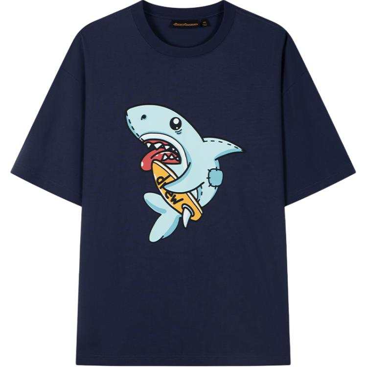 Drew house SS25 T Shirts Unisex Marine Blue Crew Neck